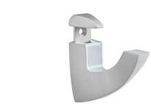Riiulihoidja Dolle Scoop Maxi, 40 x 105 mm, valge, 2 tk