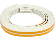 Isekleepuv tihendusteip Stomil Sanok, 76750, E-profiil, valge, 6 m x 9 mm