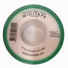 Tihenduslint Unipak Miditape, 12 m x 12 mm x 0,1 mm