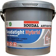 Hüdroisolatsioonimastiks Soudal Soudatight Hybrid, 6 kg, hall