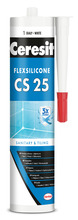 Hermeetik Ceresit CS25, 280 ml, hall (Graphite 16)