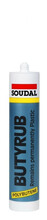 Ehitusmastiks Soudal Butyrub Grey, 280-310 ml, hall