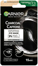 Silmamask Garnier Skin Naturals Charcoal Caffeine Depuffing Eye Mask, 5 g