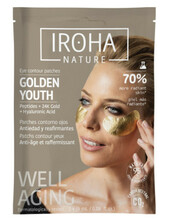 Silmaplaastrid Iroha Divine Collection Foil Tissue Patches Extra Firmness 24K kullaga, 2 tk