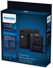 Varuaku ja laadija Philips XV1797/01, must