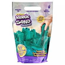 Kineetiline liiv Spin Master Kinetic Sand Twinkly Teal, türkiissinine sädelev