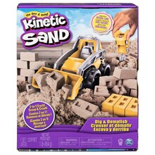 Kineetilise liiva komplekt Spin Master Dig And Demolish Set 6044178, pruun/kollane, 454 g