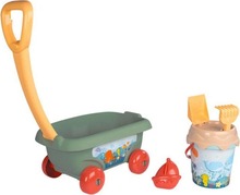 Liivakasti mänguasjade komplekt käru Smoby Life, mitmevärviline, 5 tk