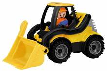 Mängutraktor Lena 01622, must/kollane, 21 cm