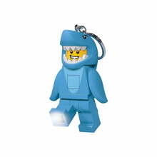 Võtmehoidja Lego Shark Suit Guy LGL-KE155H, sinine, LED valgustiga