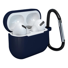 AirPods 3 silikoonümbris võtmehoidjaga, tumesinine, Hurtel