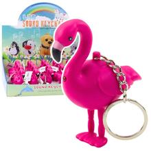 Võtmehoidja Flamingo LED ja heliga