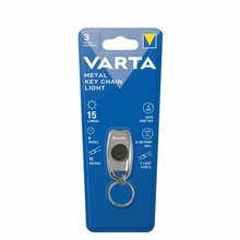 Taskulamp-võtmehoidja Varta Metal Key Chain Light 16603, kroom