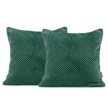 Dekoratiivne padjapüür DecoKing Henry Bottlegreen 45 x 45 cm, roheline, 2 tk