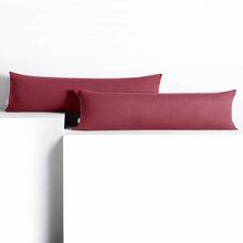 Dekoratiivne padjapüür DecoKing Amber 20 x 145 cm, roosa, 2 tk
