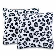 Dekoratiivpadjapüür Ameliahome Wild 45 x 45 cm, valge/must/hall, 2 tk