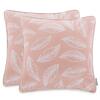 Dekoratiivpadjapüür Ameliahome Calm 45 x 45 cm, puuderroosa, 2 tk