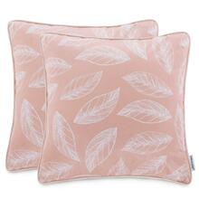 Dekoratiivpadjapüür Ameliahome Calm 45 x 45 cm, puuderroosa, 2 tk