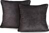 Dekoratiivpadjapüür Ameliahome Velvet 45 x 45 cm, pruun