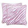 Dekoratiivpadjapüür Ameliahome Fun 45 x 45 cm, valge/roosa, 2 tk