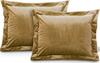 Dekoratiivpadjapüür Ameliahome Velvet 50 x 70 cm, sinep, 2 tk