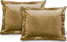 Dekoratiivpadjapüür Ameliahome Velvet 50 x 70 cm, sinep, 2 tk