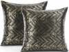 Dekoratiivpadja kate Ameliahome Blackout Navia 45 x 45 cm, grafiit, 2 tk
