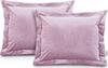 Dekoratiivpadjapüür Ameliahome Velvet 50 x 70 cm, puuderroosa, 2 tk