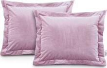 Dekoratiivpadjapüür Ameliahome Velvet 50 x 70 cm, puuderroosa, 2 tk
