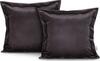 Dekoratiivpadjapüür Ameliahome Velvet 45 x 45 cm, tumepruun, 2 tk