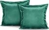 Dekoratiivne padjapüür Ameliahome Velvet 45 x 45 cm, roheline, 2 tk