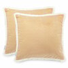 Dekoratiivpadjapüür Ameliahome Clear 45 x 45 cm, punane, 2 tk