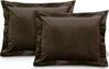 Dekoratiivpadjapüür Ameliahome Velvet 50 x 70 cm, pruun, 2 tk