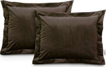 Dekoratiivpadjapüür Ameliahome Velvet 50 x 70 cm, pruun, 2 tk