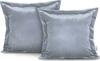 Dekoratiivpadjapüür Ameliahome Velvet 45 x 45 cm, hõbedane, 2 tk
