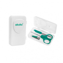 Beebi küünehoolduskomplekt Akuku A0040, valge/münt