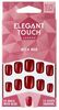 Liimitavad küüned Elegant Touch Polished Colour Rich Red, 24 tk