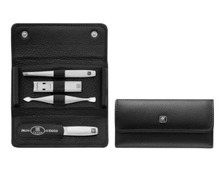 Maniküüri ja pediküüri komplekt Zwilling Twinox 97712-004-0, must, 4 osa