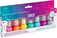 Küünelakikomplekt Make It Real Rainbow Days Of The Week, 7 tk
