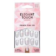 Kunstküüned Elegant Touch Natural French Pink 103, roosa, M