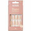 Kunstküüned Kiss Bare but Better Nails Nude Drama, 28 tk