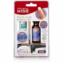 Akrüülprantsuse maniküüri komplekt Kiss French Acrylic Sculpture Kit