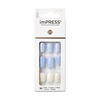 Kunstküüned Kiss imPRESS Nails Lavender Whisper, 30 tk