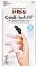 Geellaki eemaldamise korgid Kiss Quick Soak Off Remover Caps, 20 tk