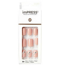 Isekleepuvad küüned Kiss ImPRESS Nails Crystal Blossom, 30 tk