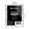 Akrüülgeeli vormid Silcare Easy Shape Dual Form, läbipaistev ruut, 100 tk