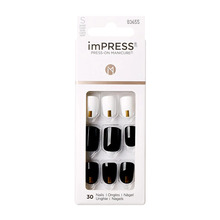 Kunstküüned Kiss imPRESS Nails Midnight Drive, 30 tk