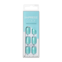 Isekleepuvad küüned Kiss ImPRESS Color Mint To Be, 30 tk