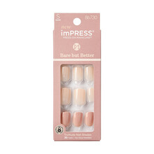 Kunstküüned Kiss ImPRESS BBB Nail Simple Pleasure, 30 tk, S suurus