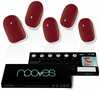 Geelküünekleebised Nooves Gel Nail Foils Midnight Rain Premium Luxe Solid Red, 20 tk
